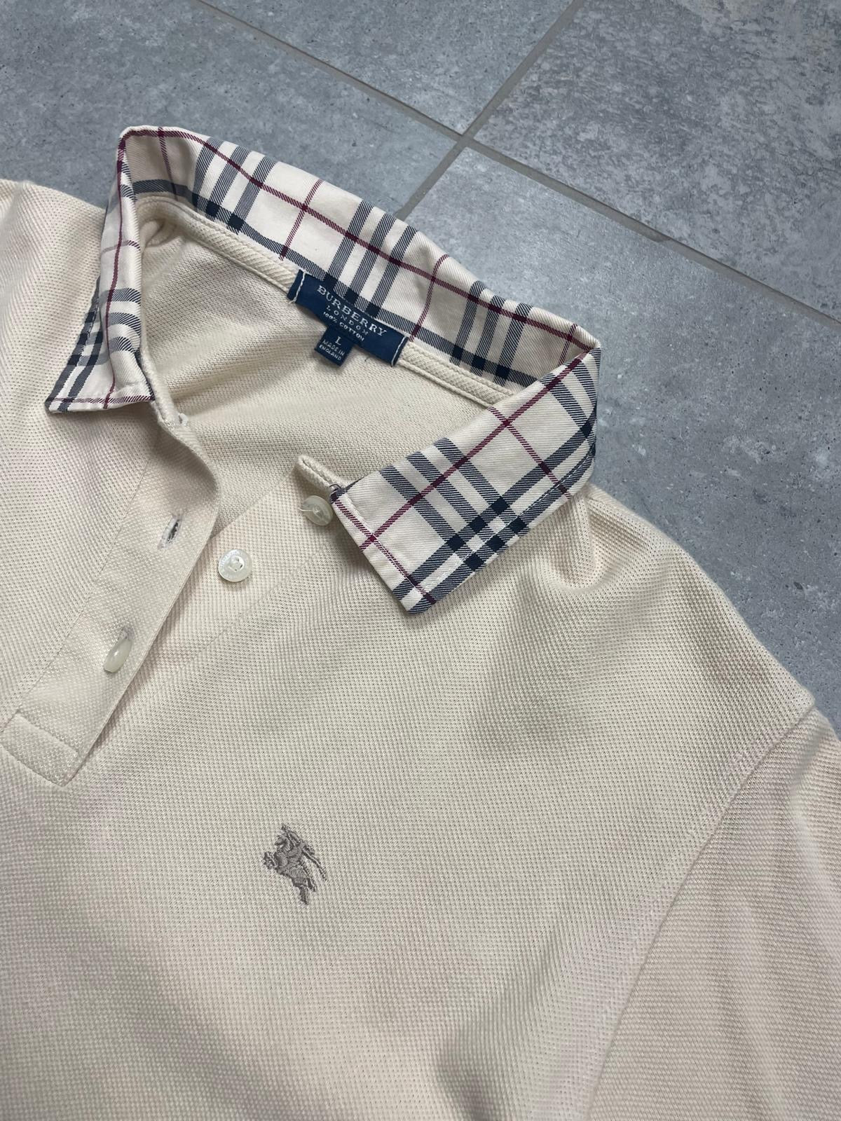 Burberry Longsleeve Polo (L)